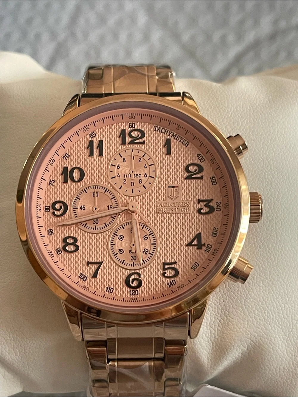 Montres Prestige X Invicta Men's Watch - 43mm, Rose Gold (MPW-0320) new